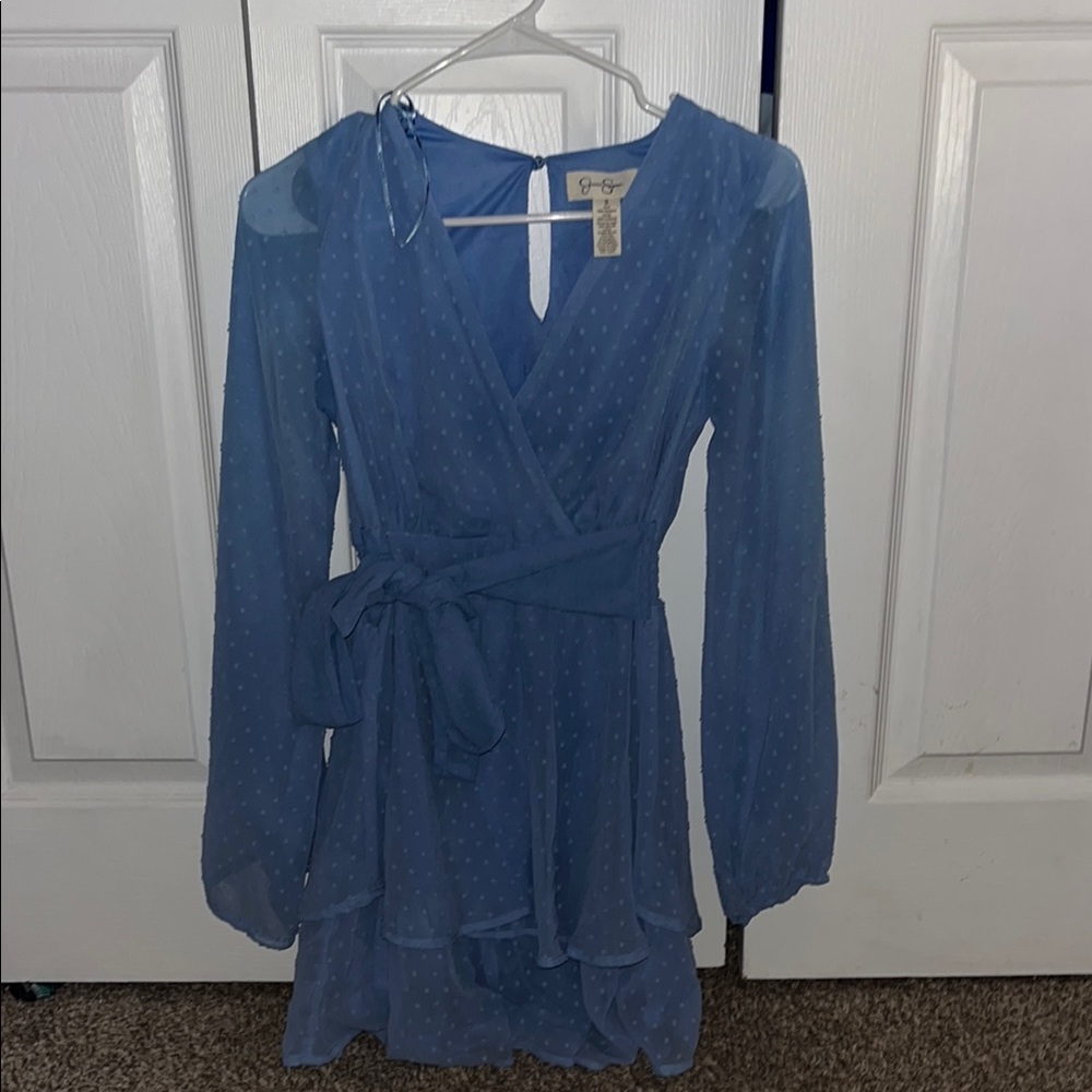 Blue Wrap Dress